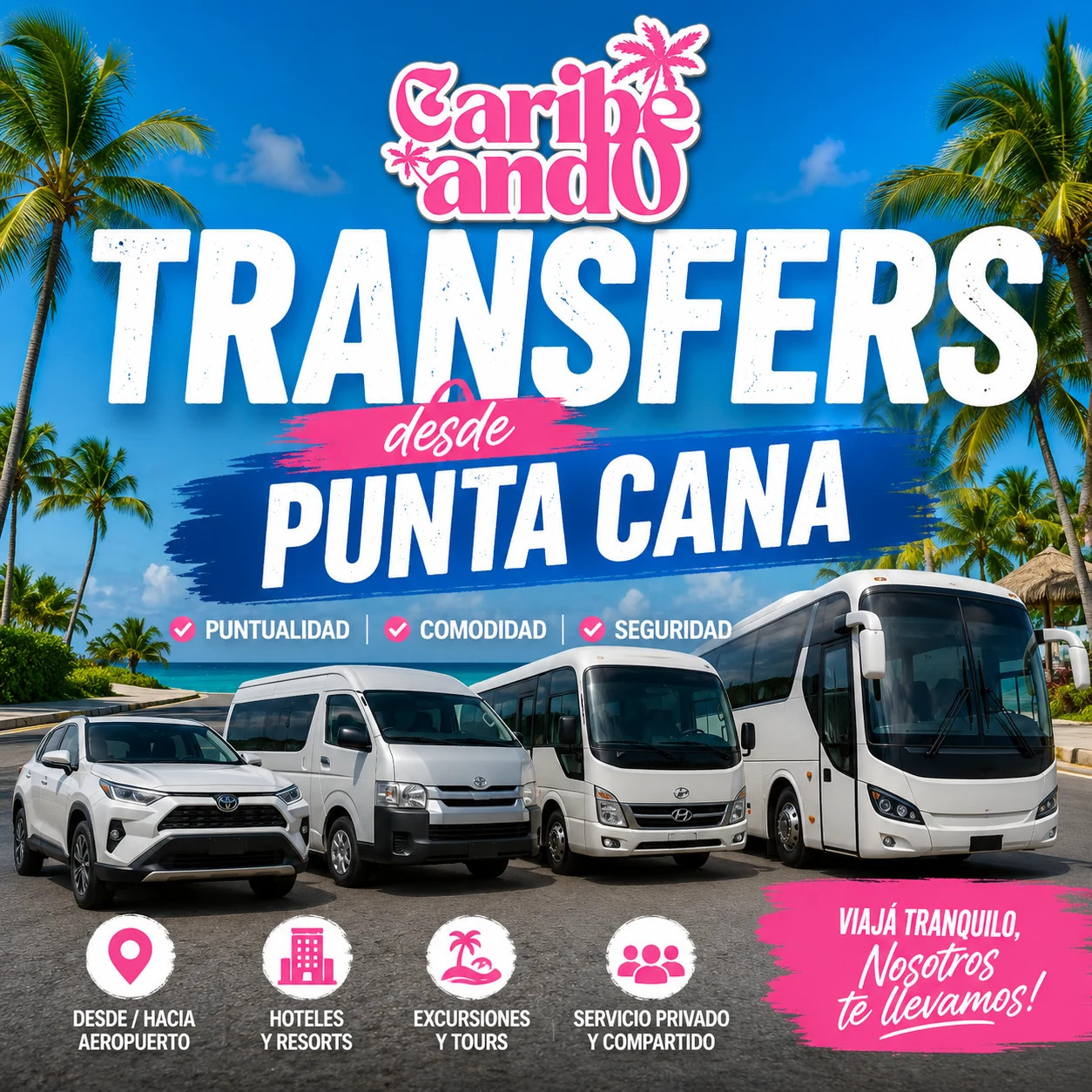Traslados desde y hacia Punta Cana (Transfers)