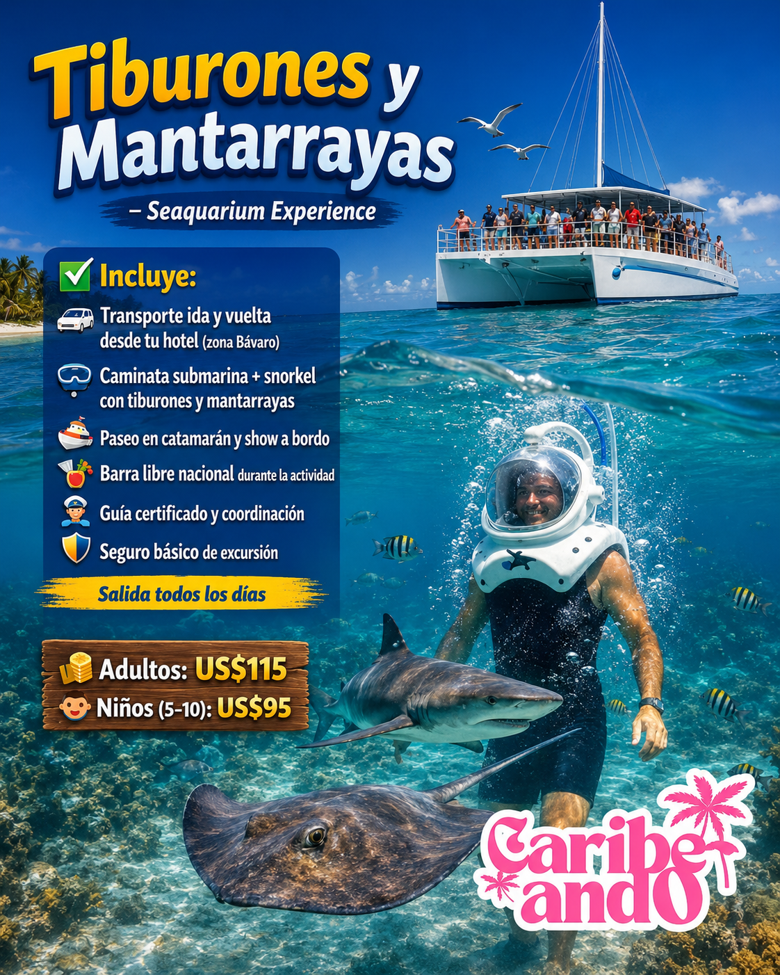 Seaquarium - Tiburones y Mantarrayas
